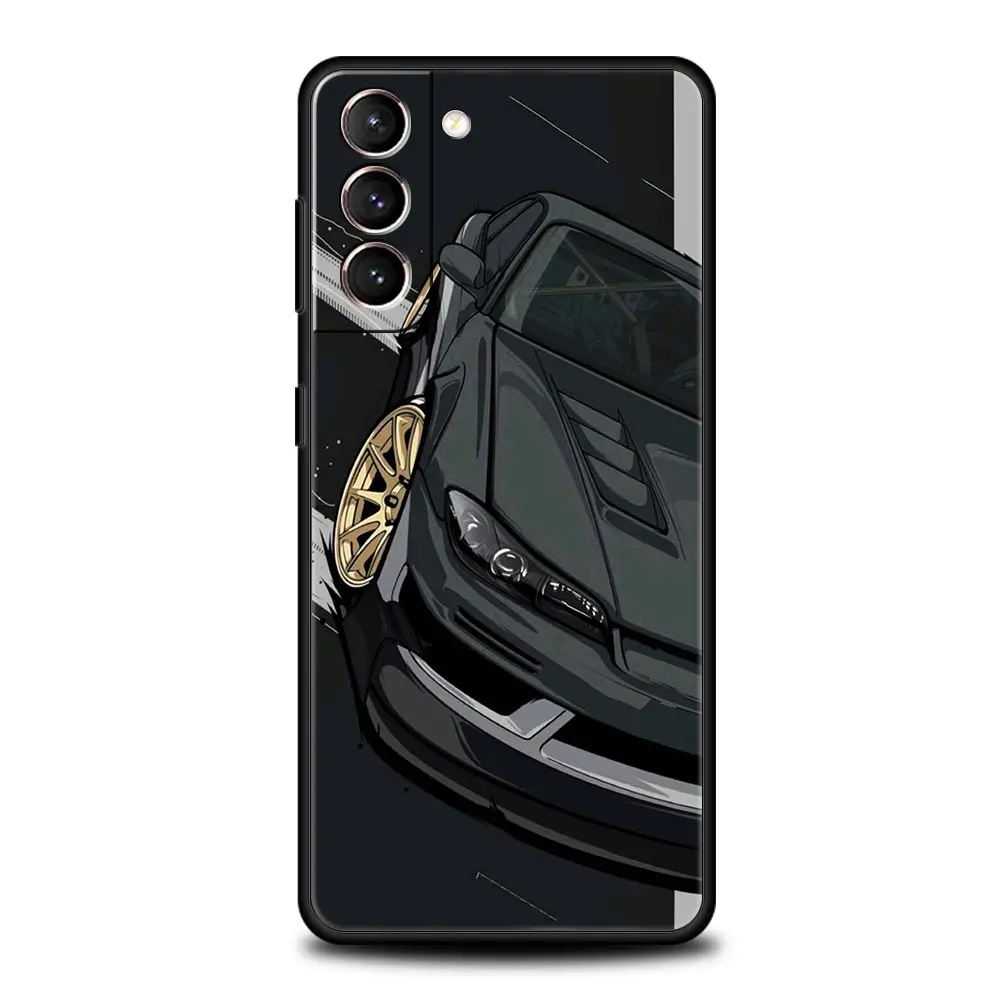 JDM Sports Cars Soft Silicone Phone Case