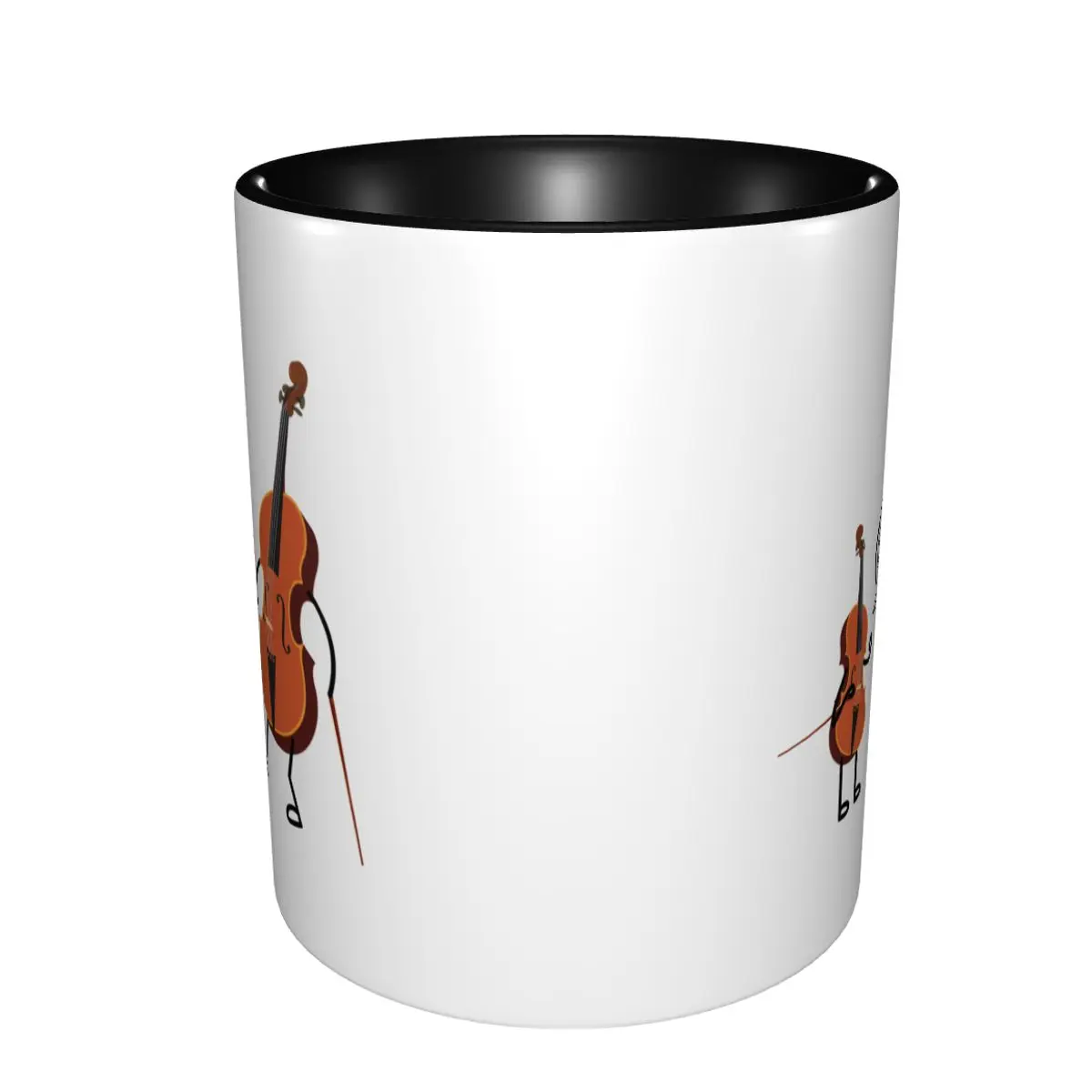 Cello is my super power (white) Coffee Mug by a musician on the roof