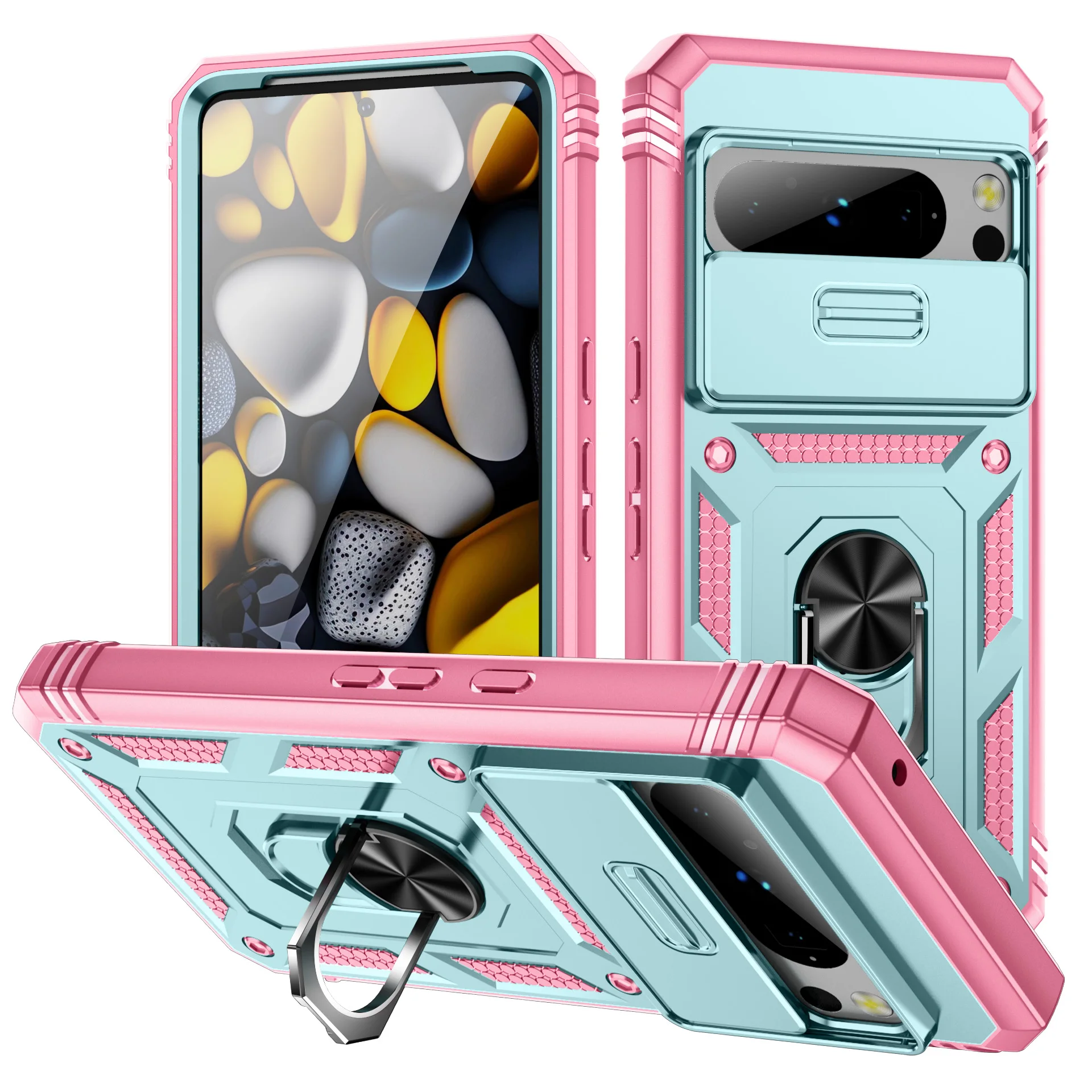 Custodia Antiurto BENTOBEN 360° Per Google Pixel 6a/7a/8a/8 Pro Con Protezione Schermo Inclusa