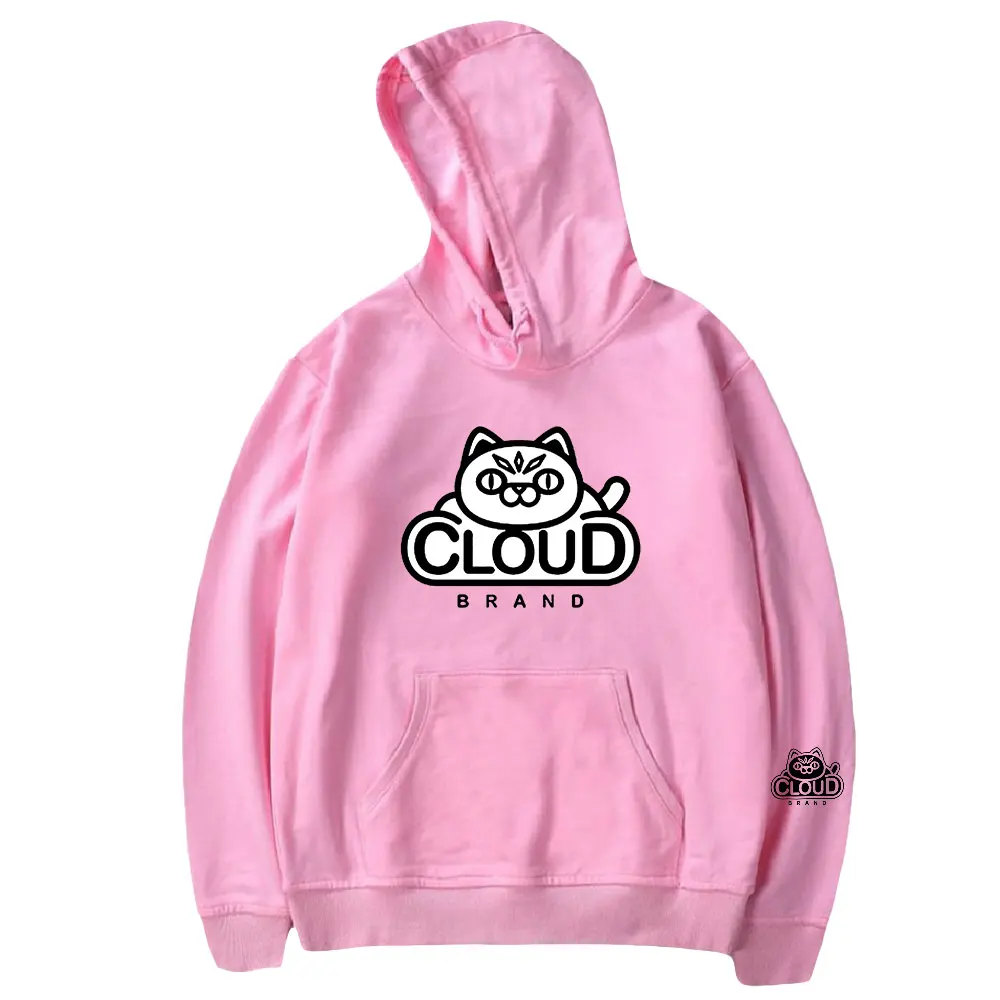 PopularMMOS Merch Cloud Brand Hoodie Youth Long Sleeve Women Men Hooded Sweatshirt Casual Style Unisex Clothes