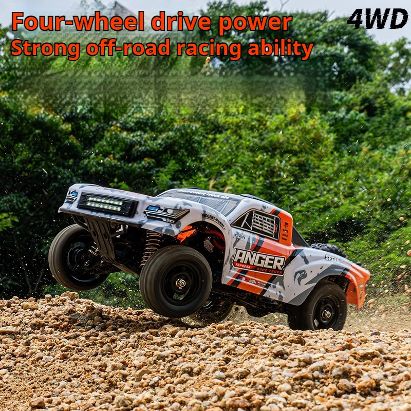 3100A 1/16 4WD 2.4GHZ RC Full Scale Brushless Large Tire Short Truck Off Road Vehicle Model Remote Control Car Adult Boy Toy 4