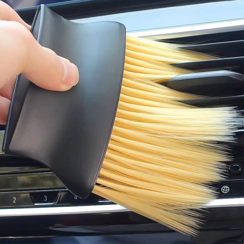 Car cleaning soft brush Dashboard air outlet Detailing sweeping dust tools For MG HS ZST ZS MG3 MG5 MG6 MG7 GT GS Hector ZX