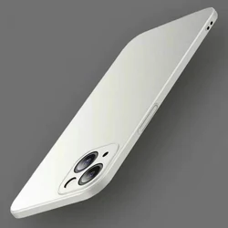 Ultra Thin Sandstone Matte Shockproof Slim Hard Case Cover for iPhone 13 Pro (White)
