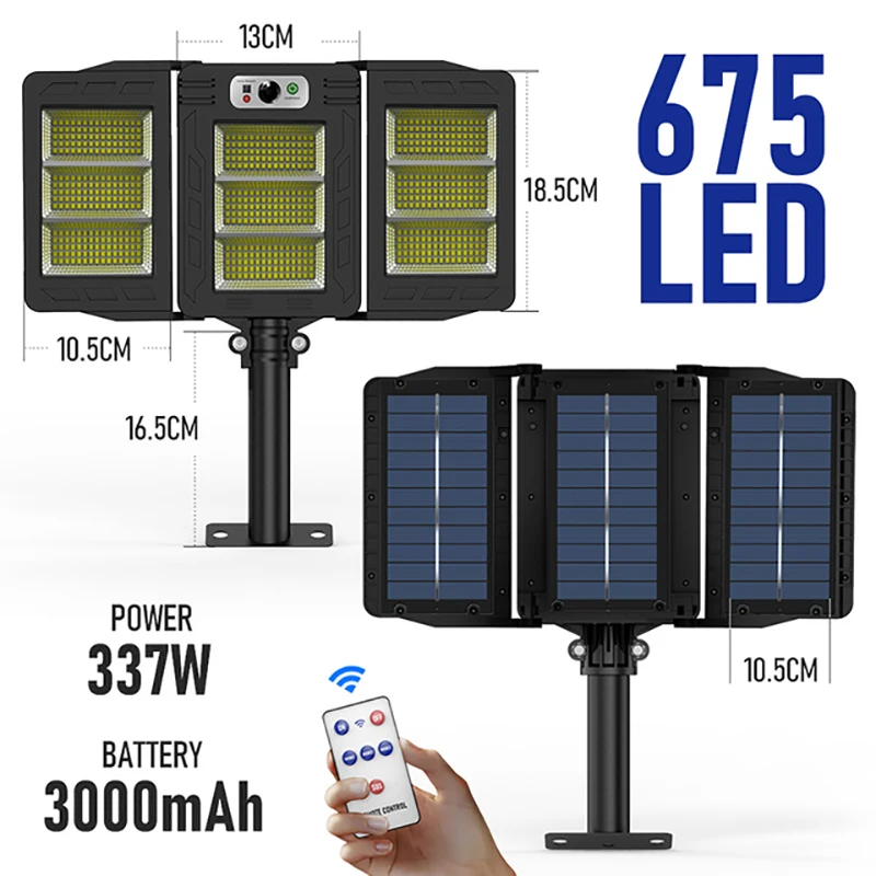 Powerful Outdoor Solar Light 12000 Lumens LED Lighting For Garden Lamp Motion Sensor Solar Panel Lamps Waterproof Street Lights outdoor solar spot lights Solar Lamps