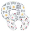 U-Shaped Baby Nursing Pillow Cover Stretchy Replaceable Forest Floral Pillow Cover Skin-friendly Breathable 1