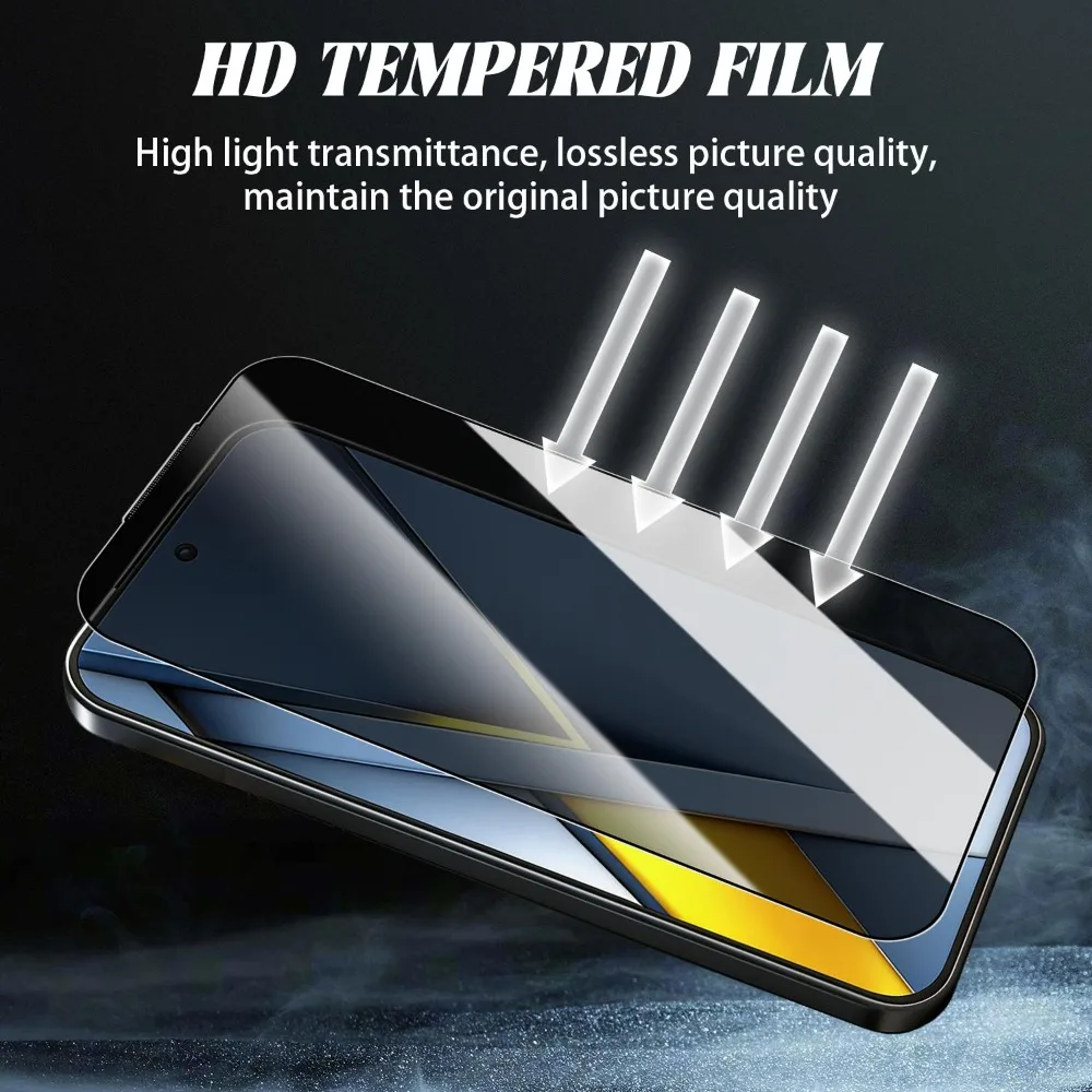 HD Clear Tempered Glass Screen Protector - 1-3 Pack, Easy Install, Dust-Free Cover