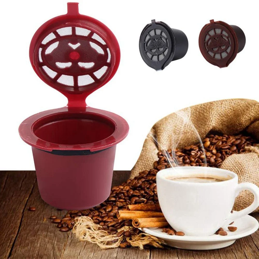 Refillable Reusable Espresso Capsule Nespresso Coffee Machine Reusable Capsule Refill Empty 3 Pcs reusable coffee capsules