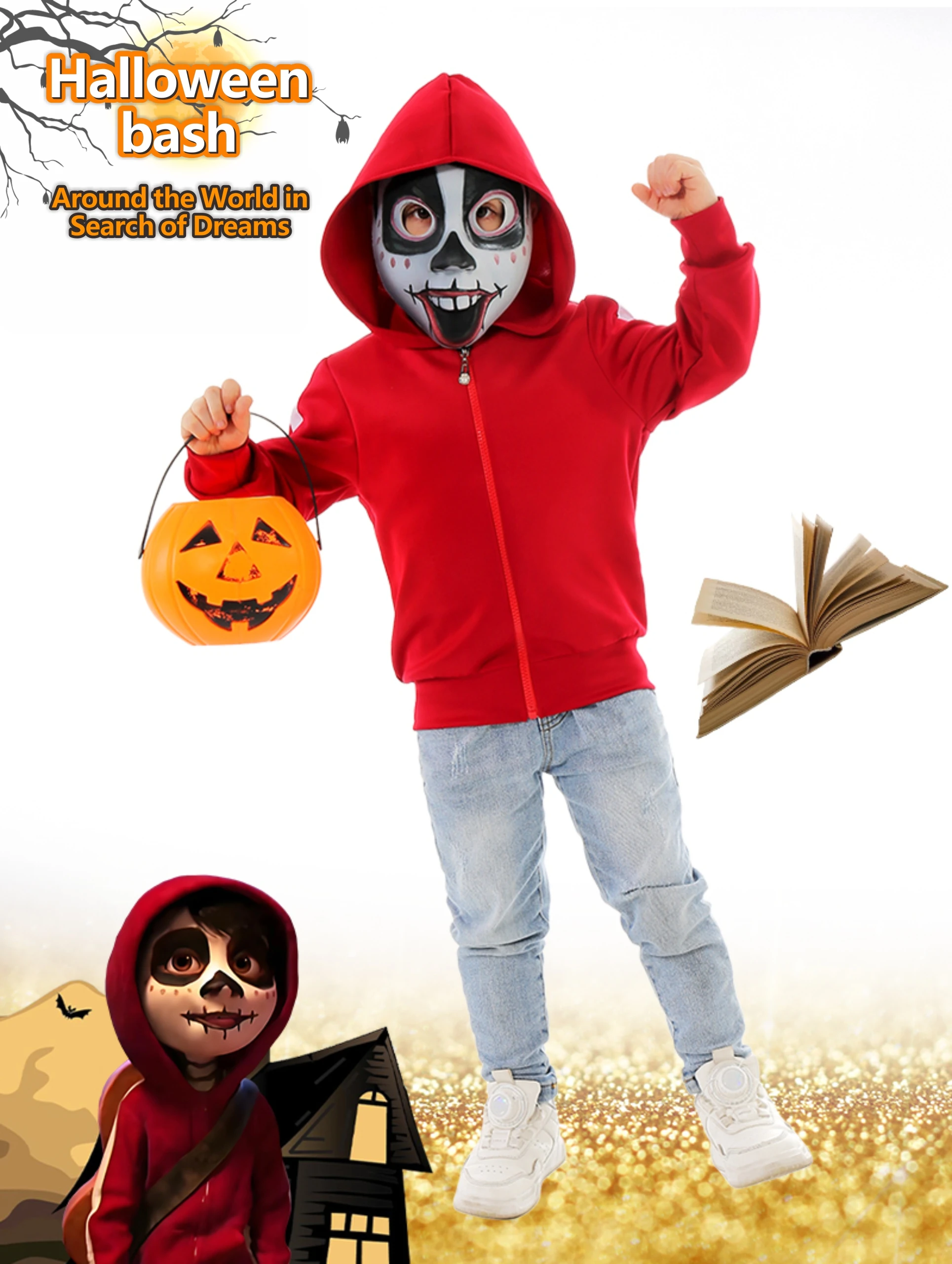 Cosplay Vestiti Halloween Coco Frida Costume Singapore