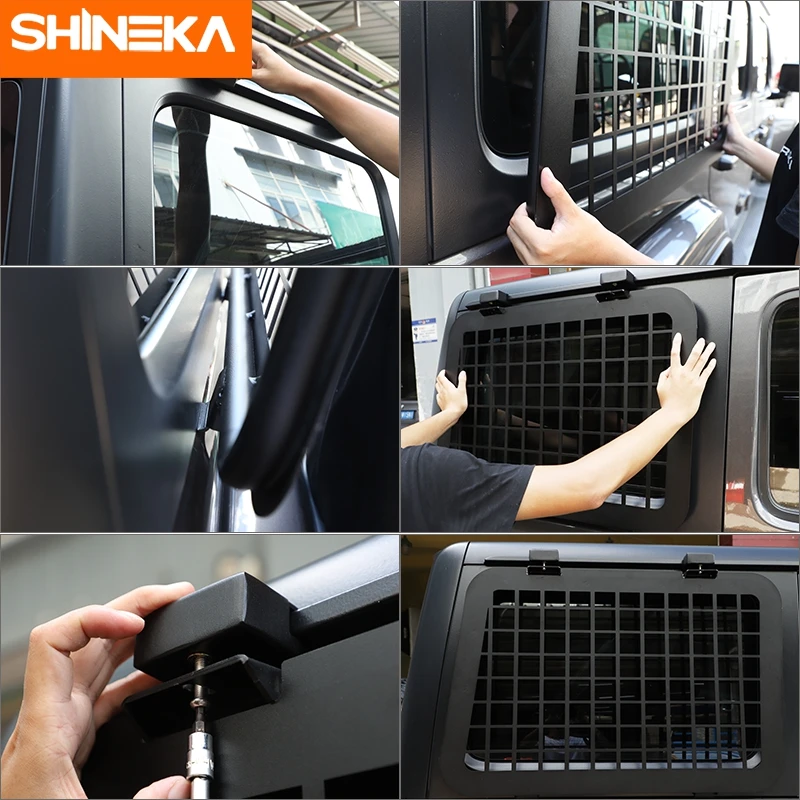 VODOOL 2 stücke Auto Außen Heckklappe Hinten Tür Fenster Glas Scharnier  Abdeckung Dekoration Für Jeep Wrangler JK 2007-2017 up Auto Styling -  AliExpress