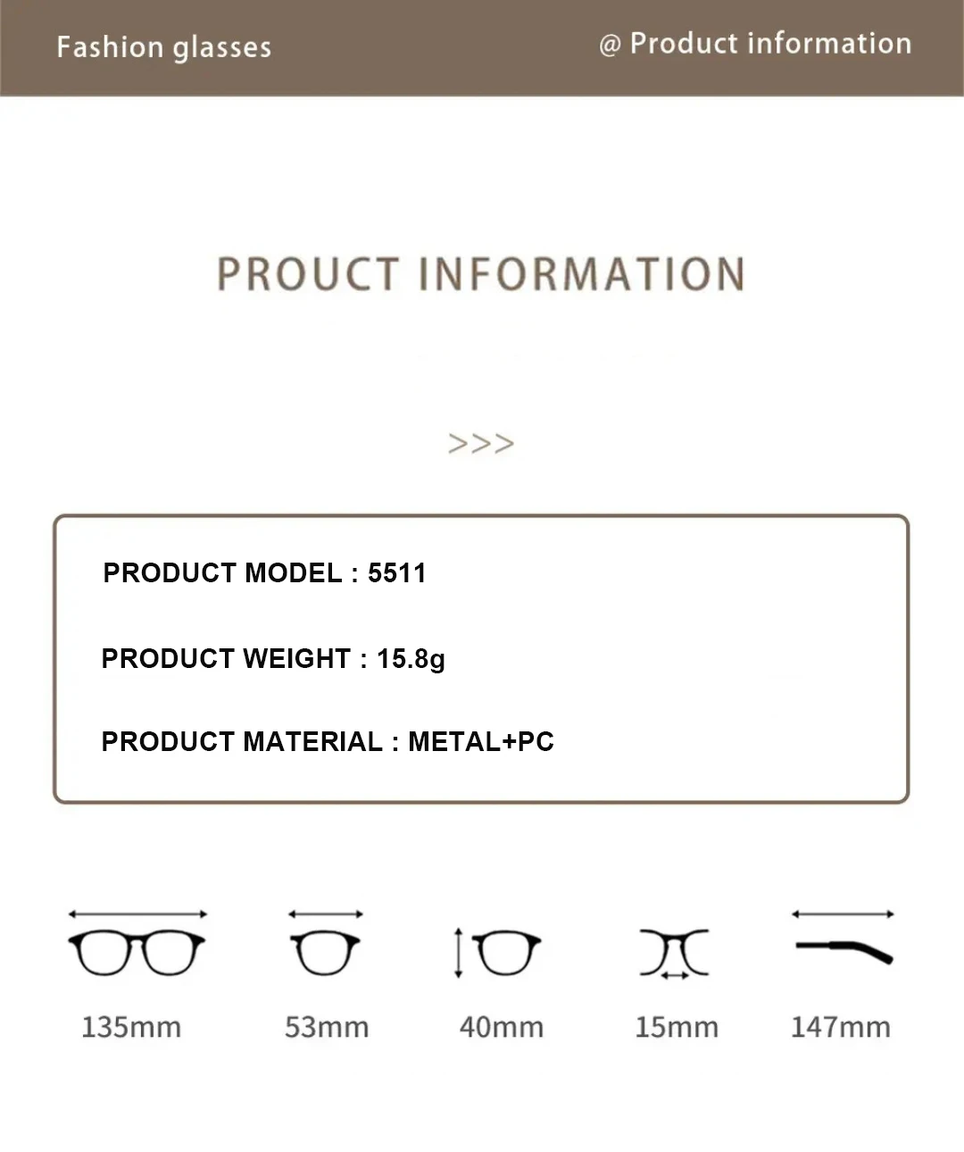 Anti-Blaulicht-Lesebrille für Damen, modische Cat-Eye-Presbyopie-Brille, leichte und junge Brille JH5511 – Detail 4