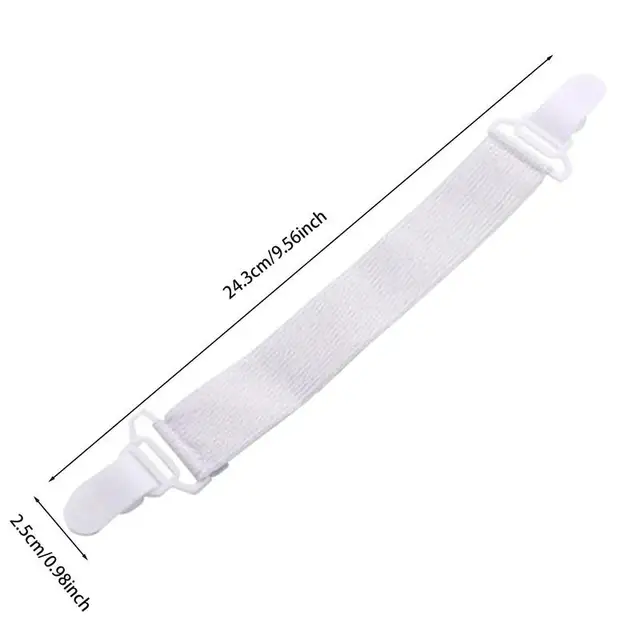 4 db Állítható Rugalmas Matrac Burkolat Saroktartó-Klip Ágynemű Kötőelemek Hevederek Megfogók Harisnyatartó Kábelhorog Lo-Op Clasps - Image 6