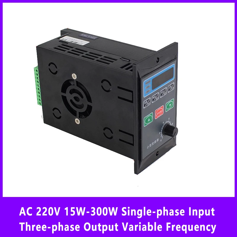 

Однофазный входной трехфазный выходной Регулируемый преобразователь частоты переменного тока 220 в 15-300 Вт для трехфазного вибромотора переменного тока 380 В