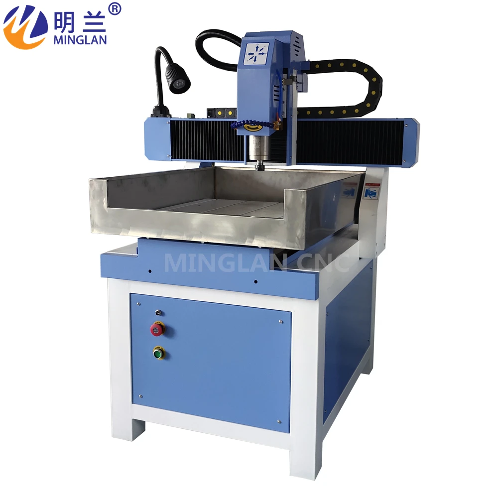 High Precision 6060 Stone Carving 2.2kw Metal Milling Machine CNC 600x600 4040 6060 Wood PCB Engraving