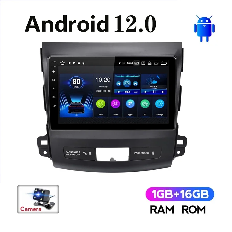 

Car DVD Multimedia player For Mitsubishi Outlander XL 2005-2014 2din Android 12.0 Radio Navigation GPS android car stereo