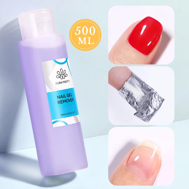 Nail Gel Remover 500ml Nail Brush Cleaner Polish Cleaner Solution Liquid Manicure Care Tools Art Tools