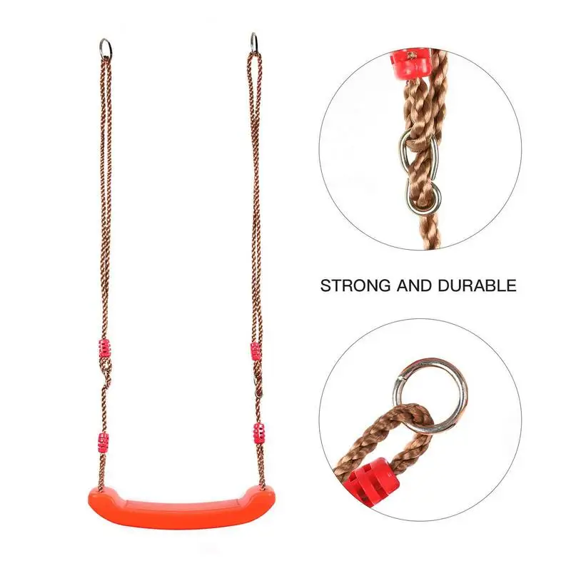 Children Boy Girl Outdoor Garden Tree Swing Rope Seat For Kids Color EVA Soft Board Swing Kindergarten Playground Swing 5
