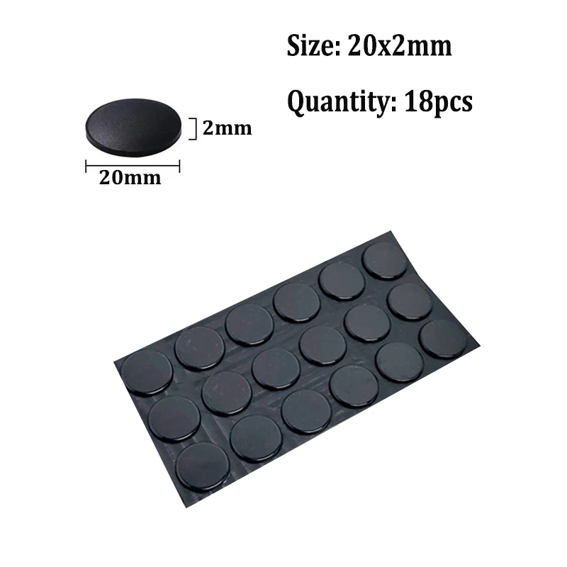 Durable Clear Self-Adhesive Rubber Bumpers