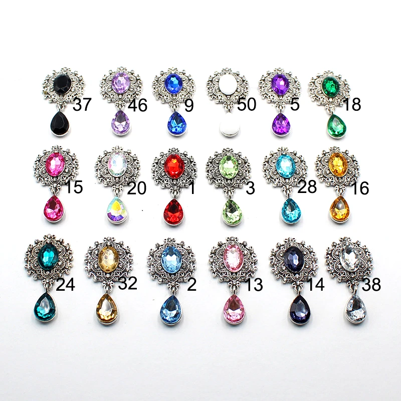 Alloy Decoration Accessories Alloy Diamond Button Alloy Wedding