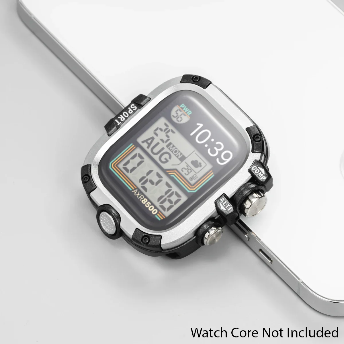 Premium 2-in-1 Metal Alloy Case with Silicone Strap