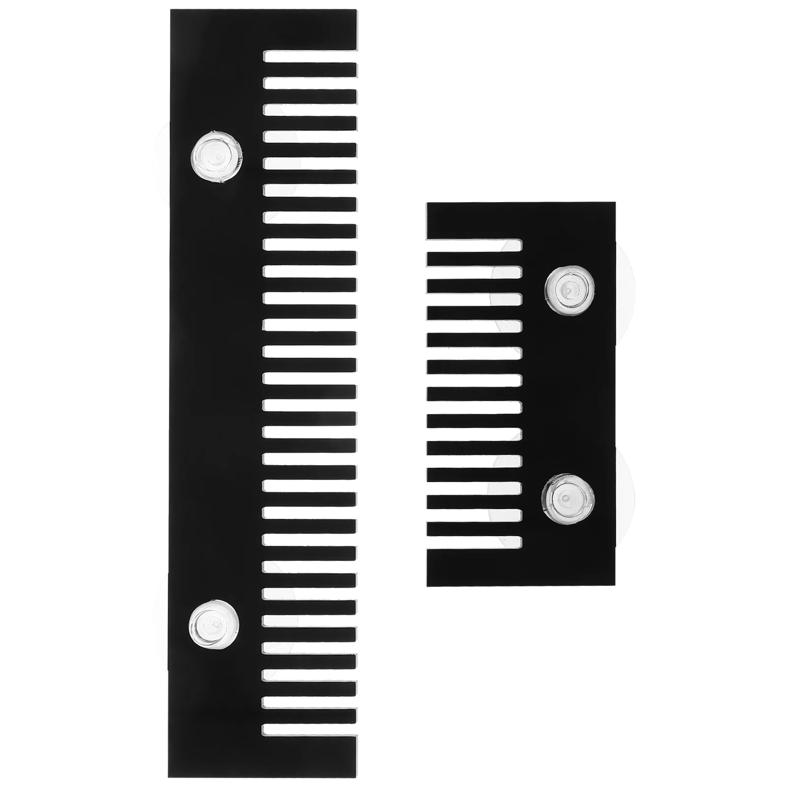 2 Pcs Black Acrylic Overflow Comb For Fish Tank Prevent Overflow Aquarium Supply Pet Products Aquatic Equipment