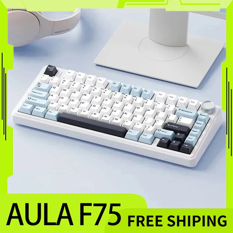 Клавиатура игровая механическая, 3 режима, Usb, 2,4 ГГц, 80 клавиш