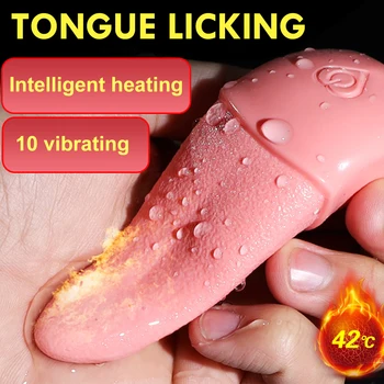 10 Frequency Tongue Licking Vibrator for Women Nipple Clitoral Stimulator Female Masturbator Sex Toys for Women Couple Porn Shop 4