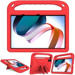Durable Kids Safe Shockproof EVA Tablet Case with Stand for Redmi Pad SE 11 inch (Red)
