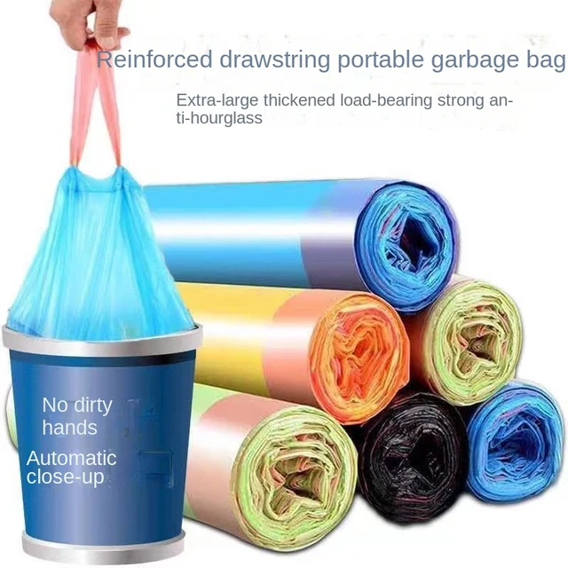 portable garbage garbage drawstring thickened disposable large