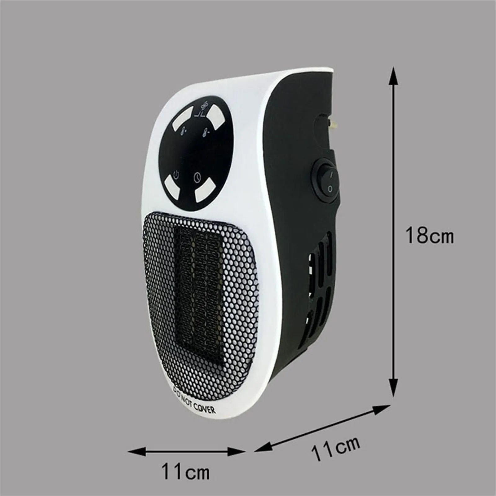 500W Fan Heater Electric Heater Ceramic Fan 3 Modes Safe Energy Saving Quiet Room Thermostat For Indoor Office Bedroom electric heating fan