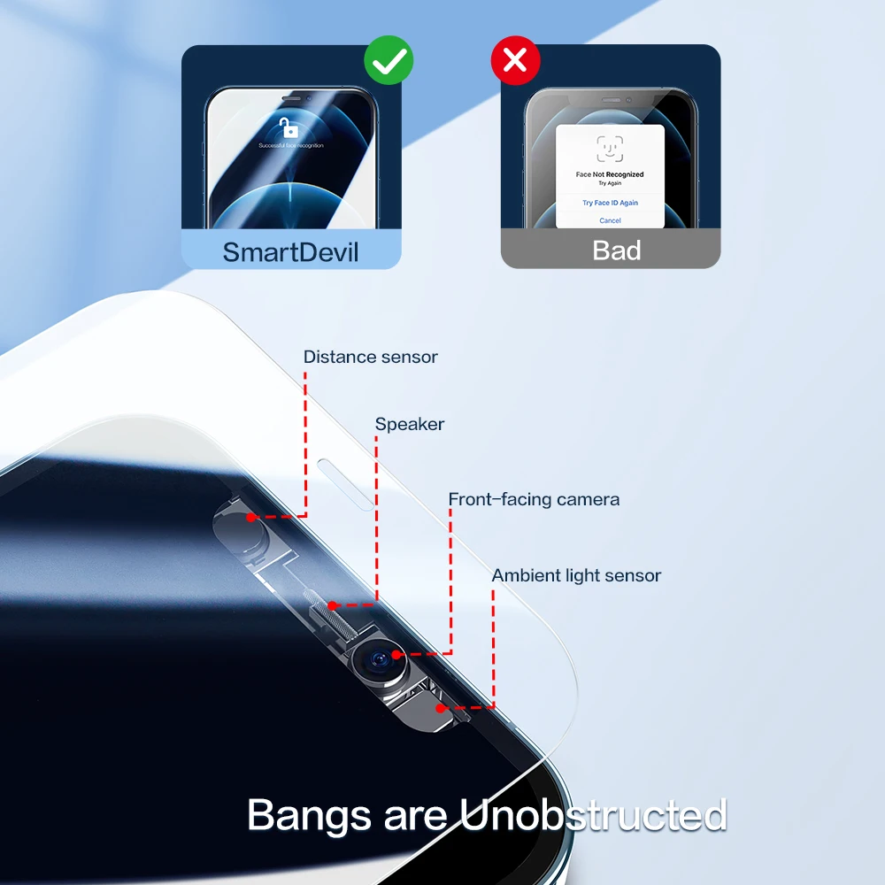 Premium Tempered Glass Screen Protector - High Definition, Easy Installation, Ultra-Durable 9H Hardness