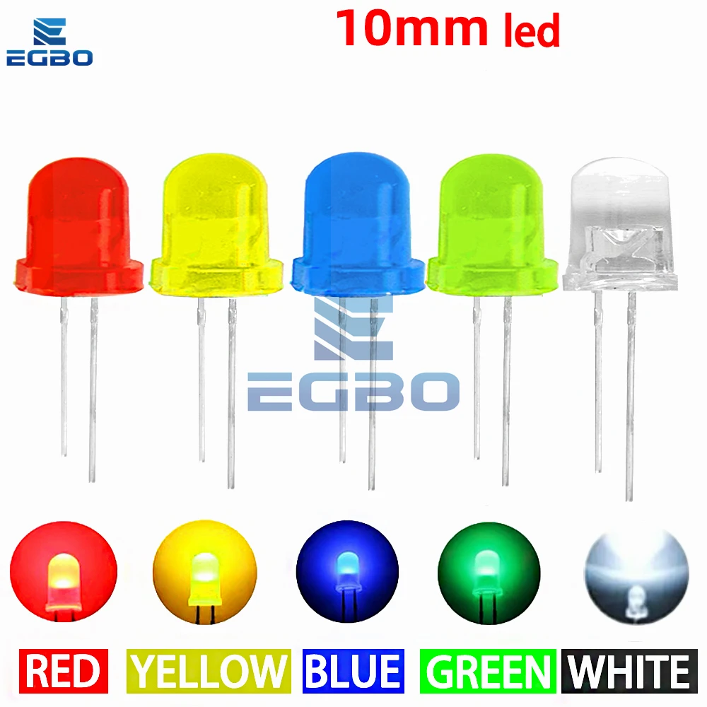 Enhanced Multicolor LED Kit - RGB Tricolor & Monochrome for DIY Lighting Projects