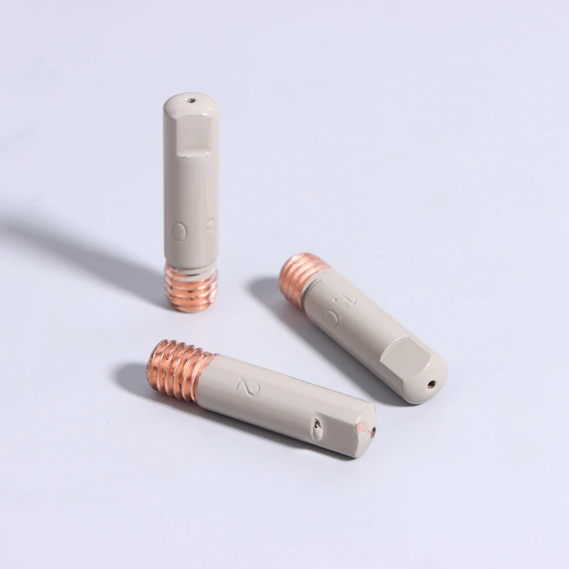 1/3Pcs 15AK 코팅 보호 노즐 0.8/1.0/1.2MM 접촉 팁 비 스틱 용접 슬래그 유럽 에어리스 노즐
