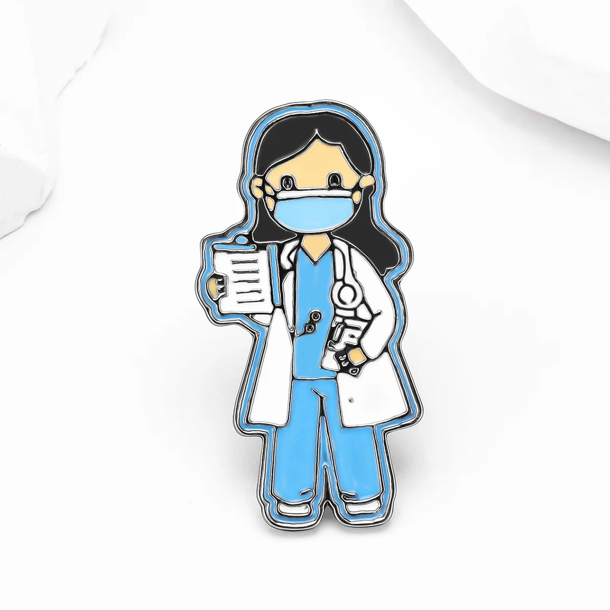 enamel pins fashion brooches Harong Cute Medical for Nurse Doctor Medico Lapel Lanyard Bag Badge