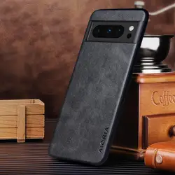 Sleek & Shockproof Matte Leather Back Cover - Slim Protective Case in Black for GG  6 (Gray)