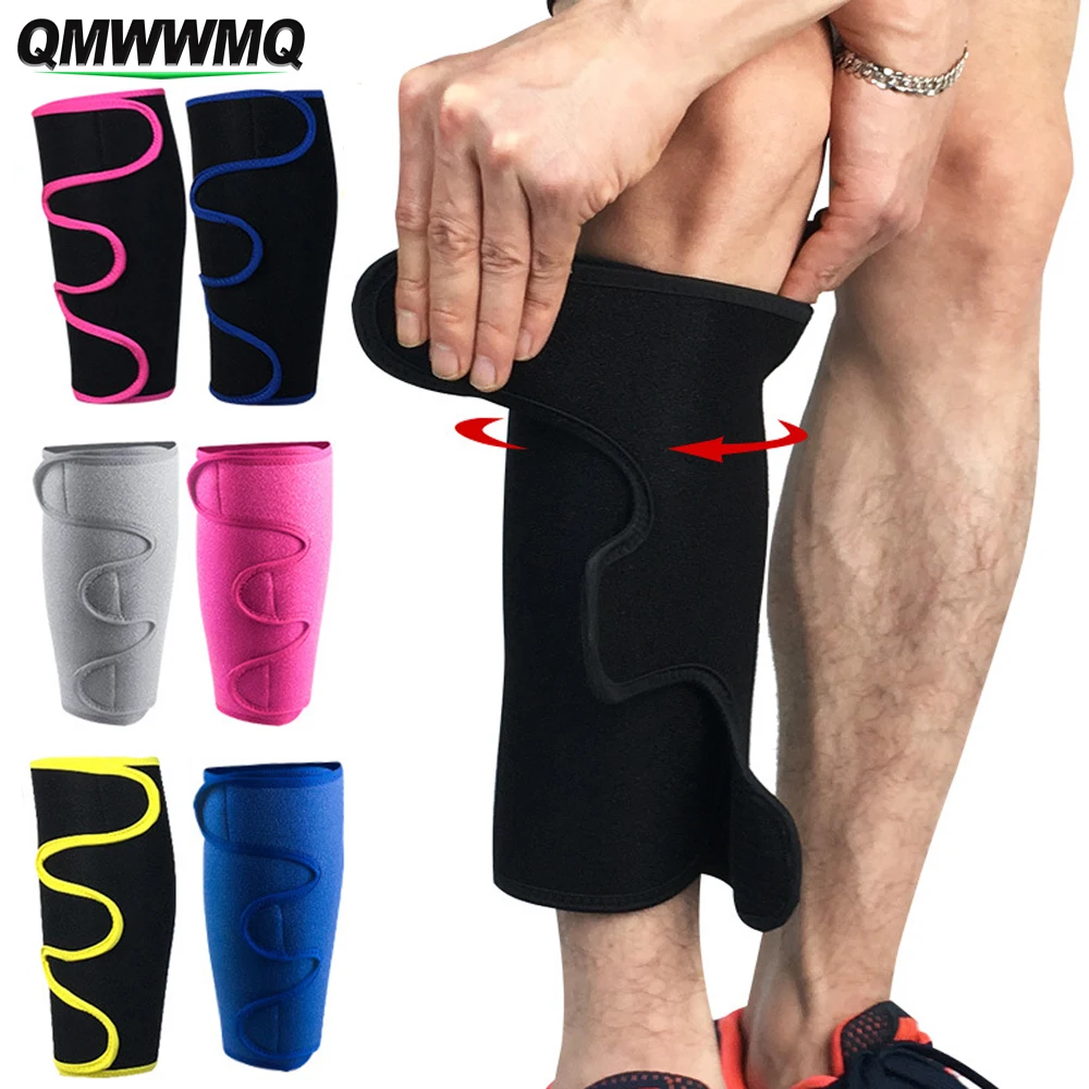 Cross Fitness Protège-tibias et mollet de compression 7 mm Rouge coquille de protection pour corde