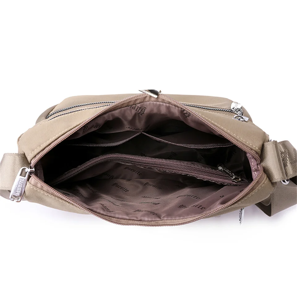 Women leisure Handbags nylon Women shoulder bags Travel tote Casual Solid shopper crossbody bags for women