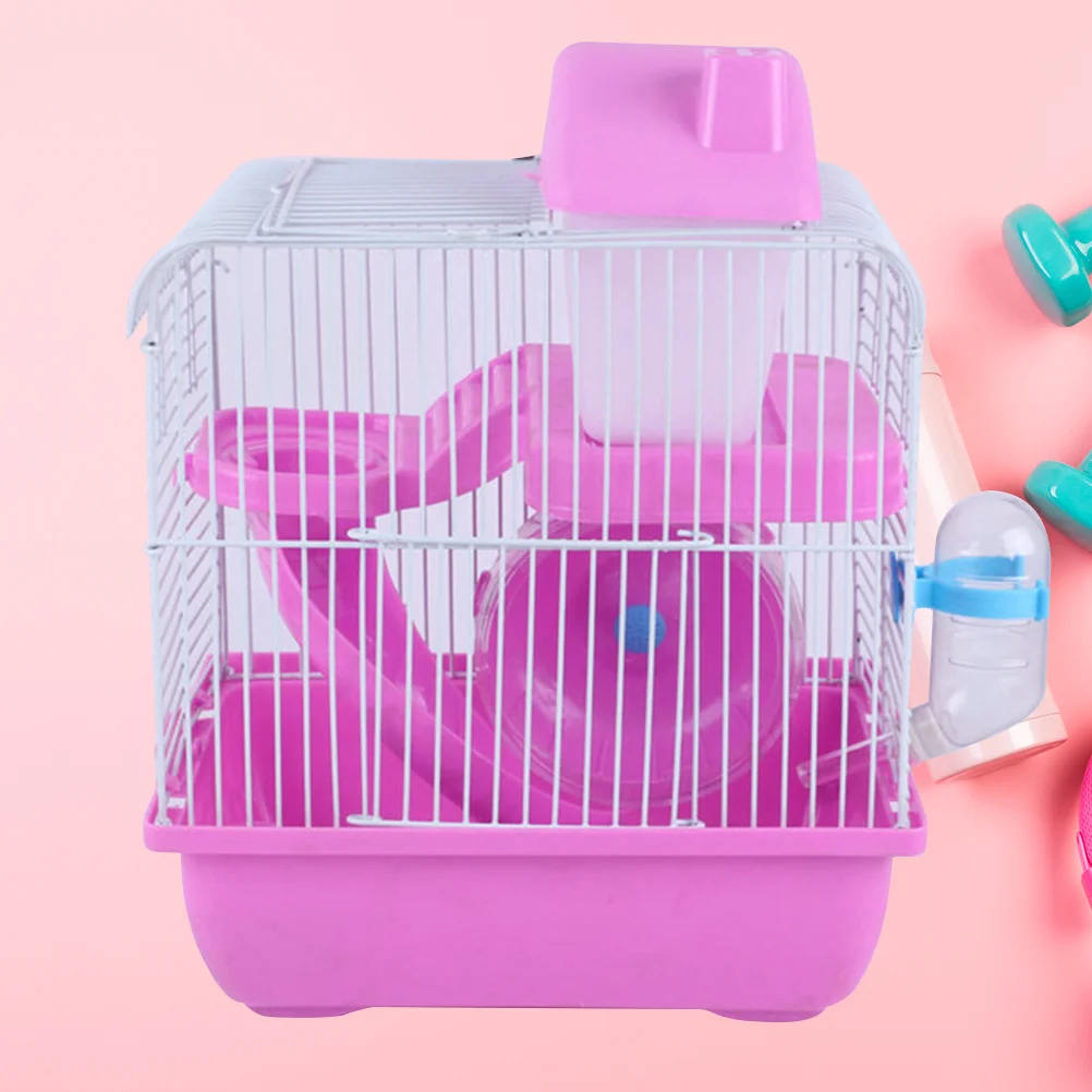 

Acrylic Small Hamster Travel and Gerbil Cage Portable Chinchilla Villa for Pets