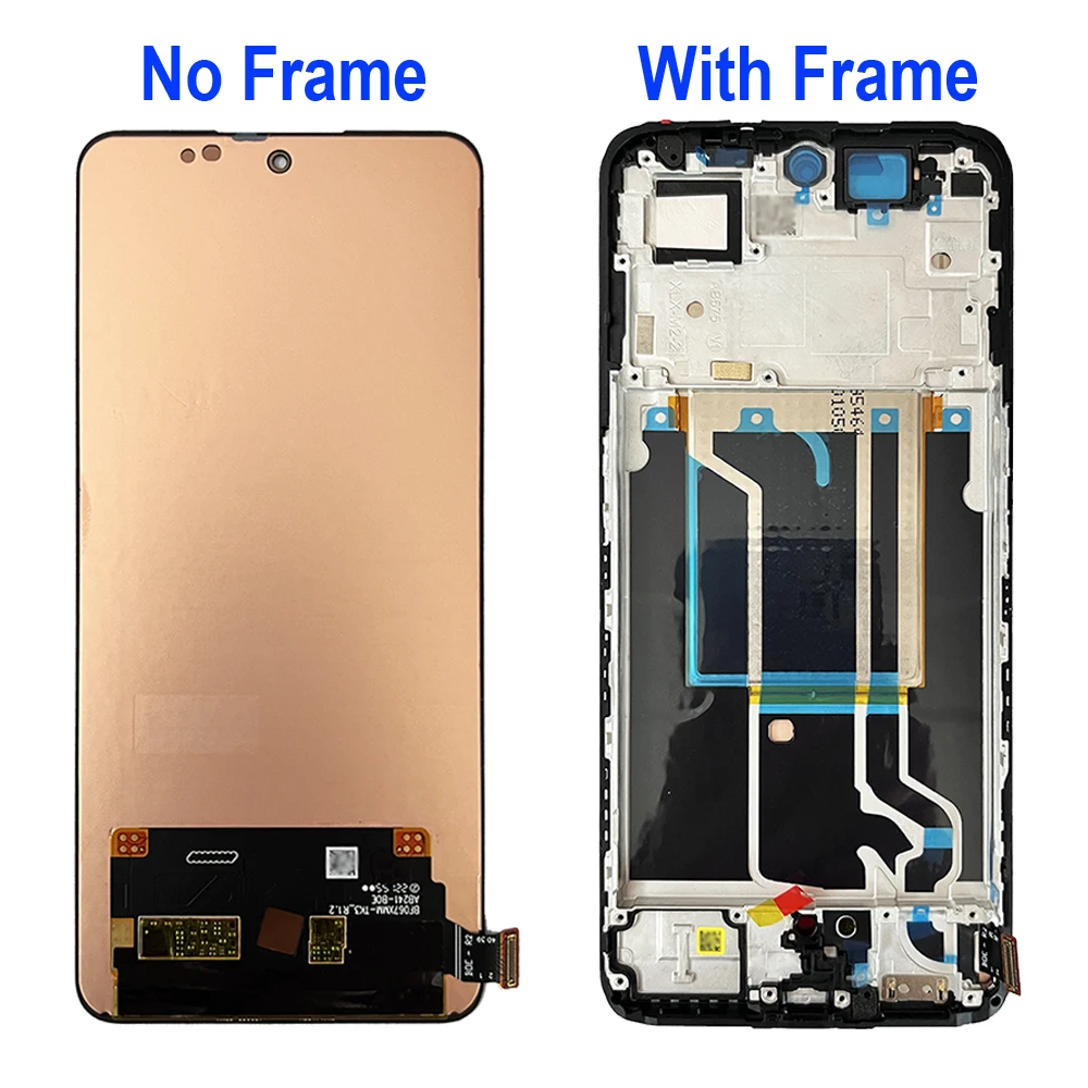 Realme gtネオ5,neo 5 se,rmx3700,rmx3706用のLCDタッチ