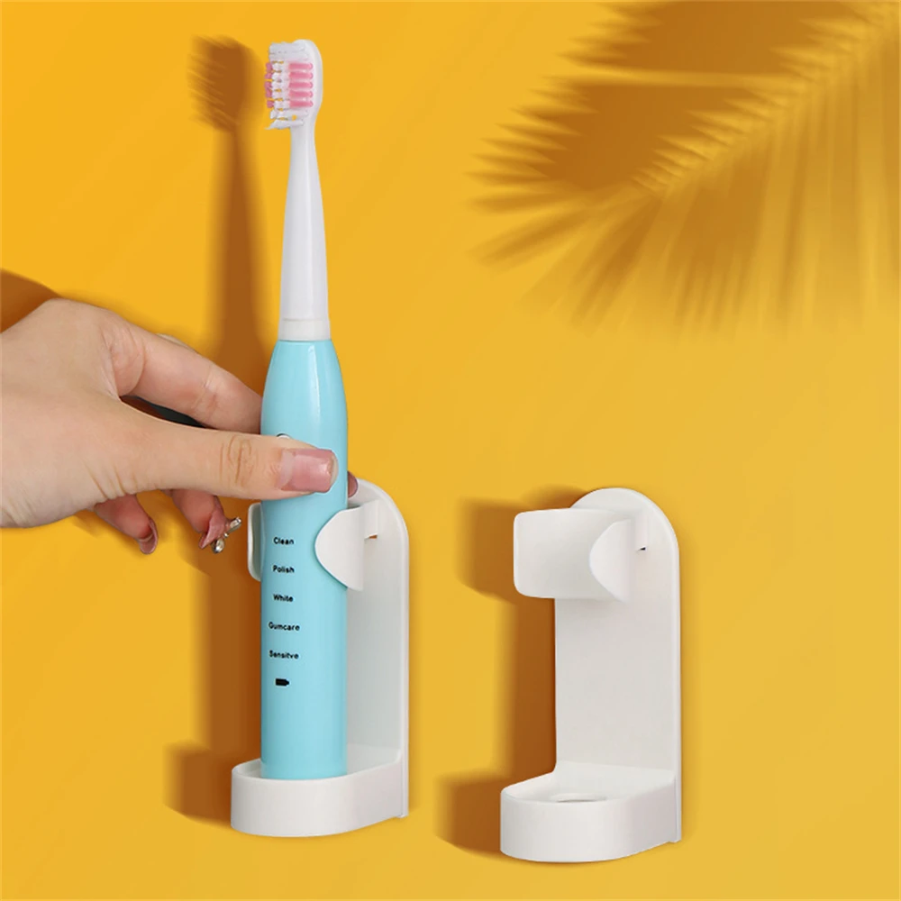 Traceless Toothbrush Holder Bath Wall-Mounted Electric Toothbrush Holders Adults Stand Hanger Bathroom Accessories Toothbrush Holder