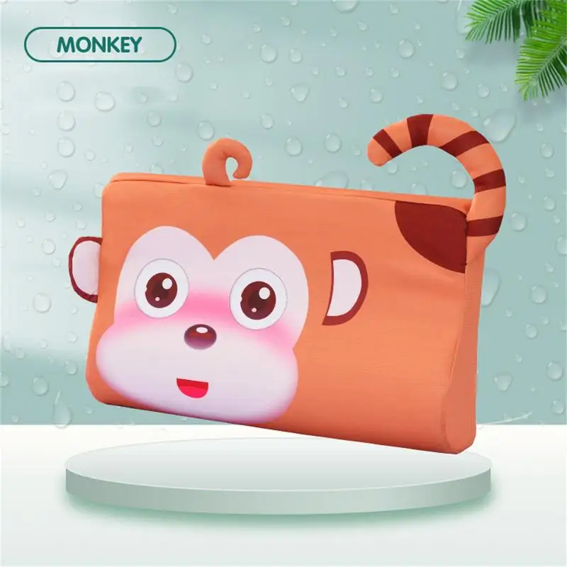 Toddler Pillow Kid Pillow for Small Travel Bed Ergonomic Bed Pillow Skin-Friendly Travel Cushion for Kids Girls 4