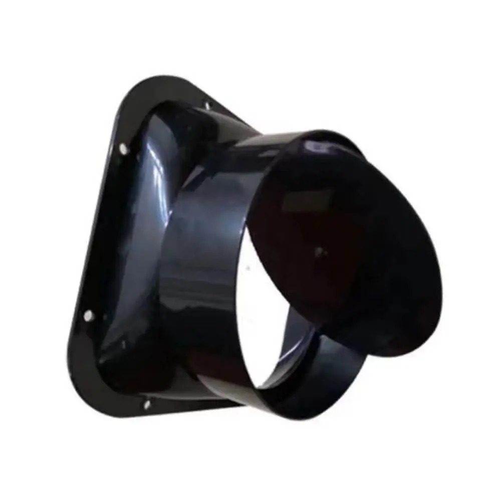 ABS Havalandırma Kanalı Flanş Valfi Siyah 100/150/200mm Boru Çek Valfı Hava Kanalı Kontrol Havalandırma Valfi Taze Hava Sistemi