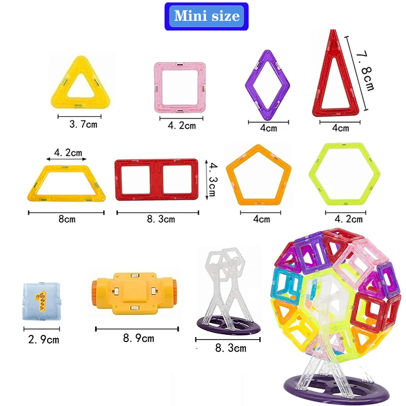 Mini Size Magnetic Building Blocks For Kids Designer Construction Sets Toy Xmas Gifts magnetic building blocks,magnetic assembly toy