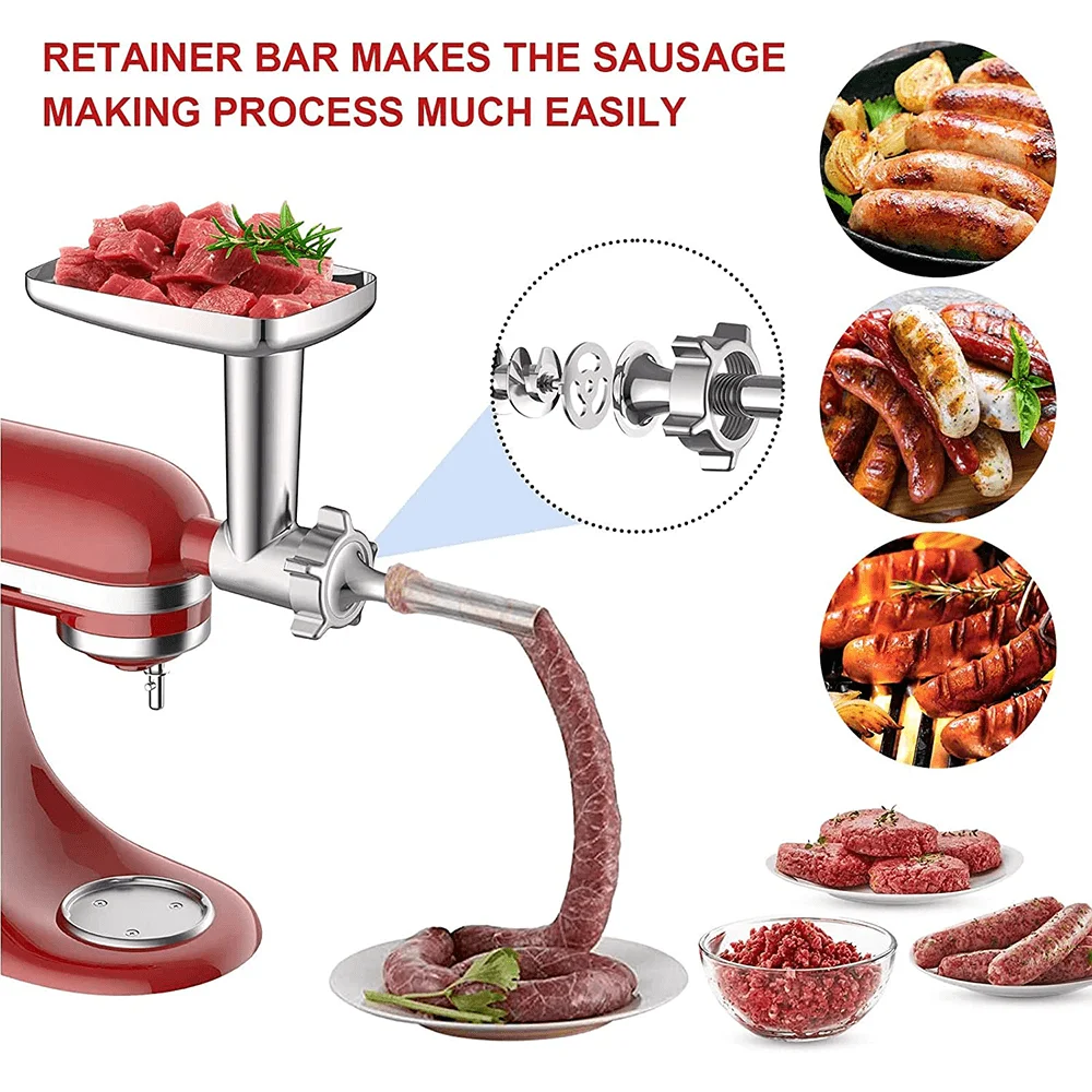 Kitchenaid Food Meat Grinder Attachment For Kitchen Aid Stand