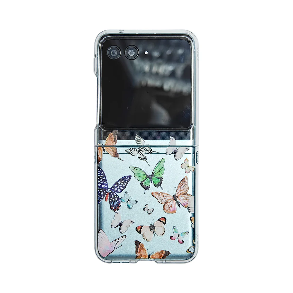 Butterfly Transparent Bracelet Shockproof Hard Cover Case