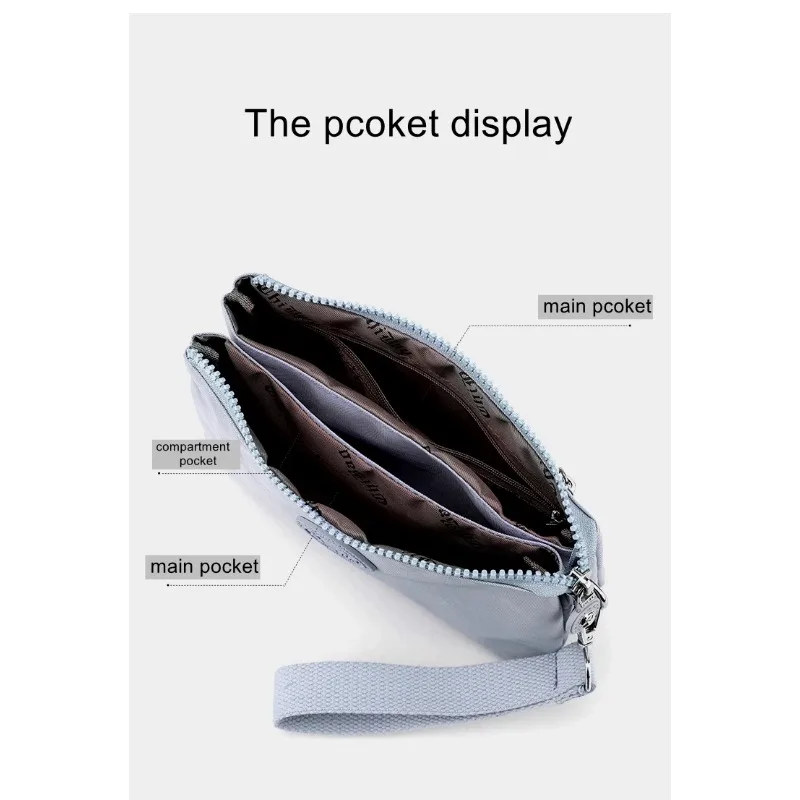 Shoulder Bag for Women CrossBorder Supply Of Nylon Fabric Leisure Mini Shoulder Bag Ladies Embroidered Han Female Pocket Purse