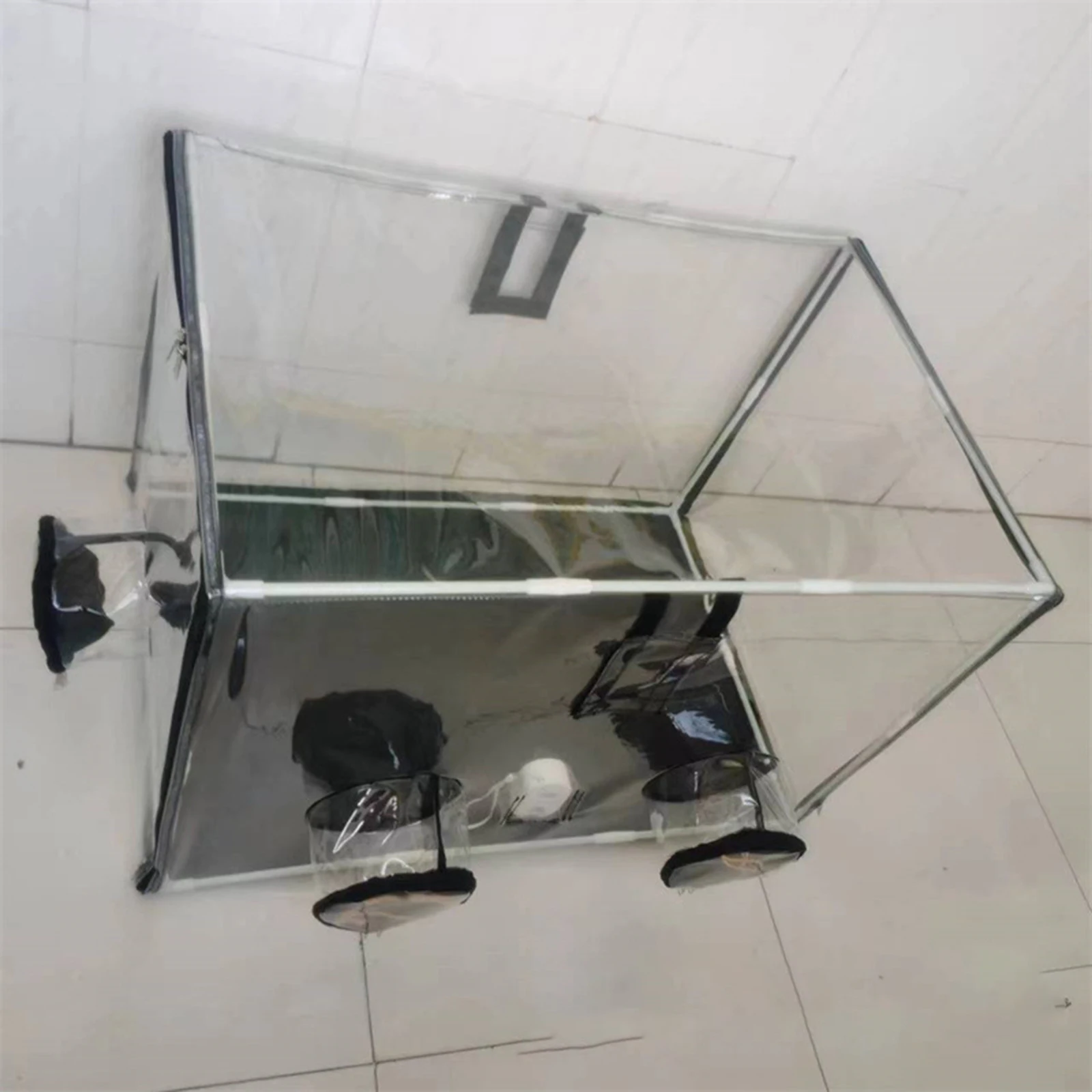 Mini Garden Greenhouse Easy to Use Folding with Storage Bag Mushroom Grow Pouch for Back Porch Vegetable Roofs Garden Yard