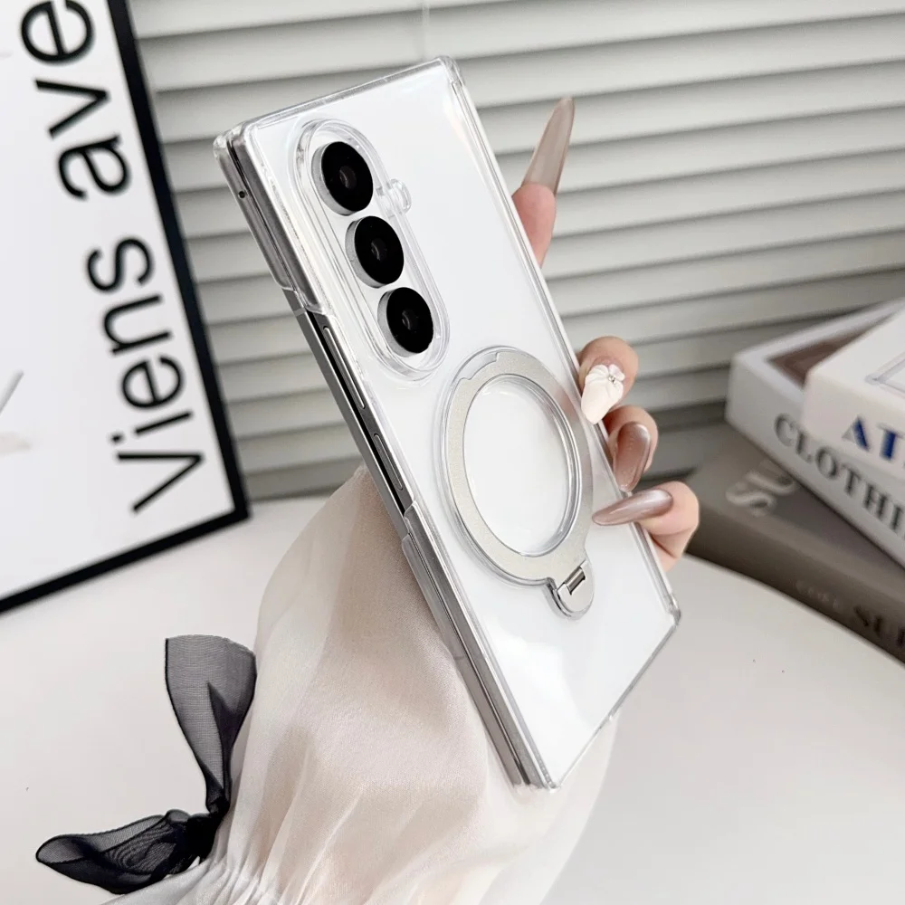 360 Rotate Stand Holder Case with New Hinge Protection - Slim Matte Cover