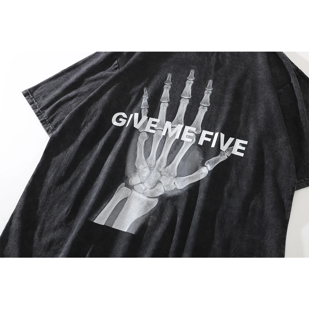 Give Me Five Skeleton Hand バンドTシャツ - Tシャツ/カットソー(半袖 ...