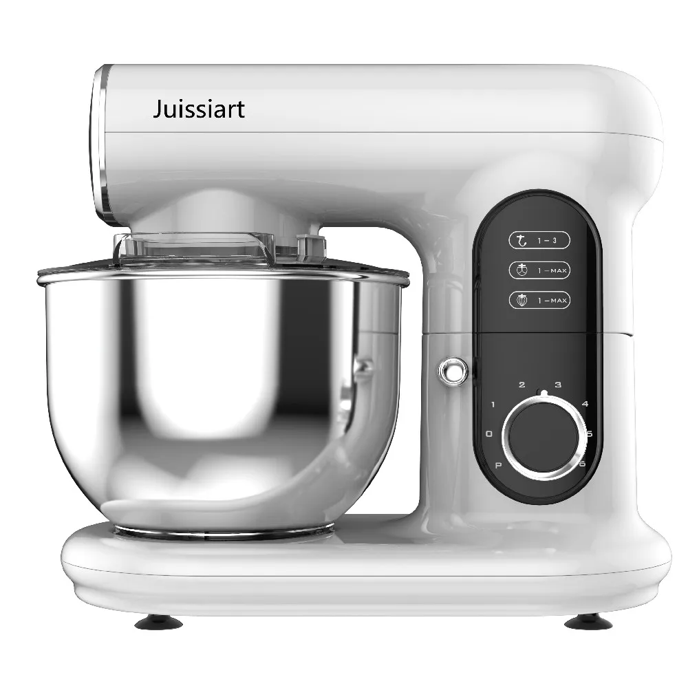 Juissiart Stand Mixer 5l Stainless Steel Bowl 6 Speed Control Dough