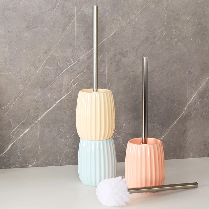 Description Picture 6 of itemCeramic Toilet Brush Set Toilet Accessories Home Decor Hotel Bathroom Utensils Household Cleaning Tools Ceramic Toilet Brush Cup